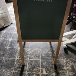 Chalkboard Writing board.