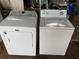 Washer and electric dryer