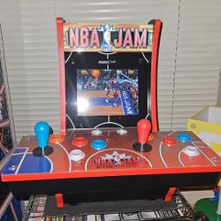 Arcade 1up NBA JAM Countercade 3 In 1 Like New With Box