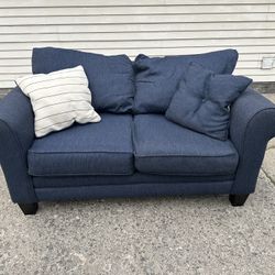 Blue Loveseat Couch