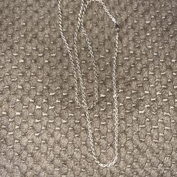 Silver Rope Style Chain