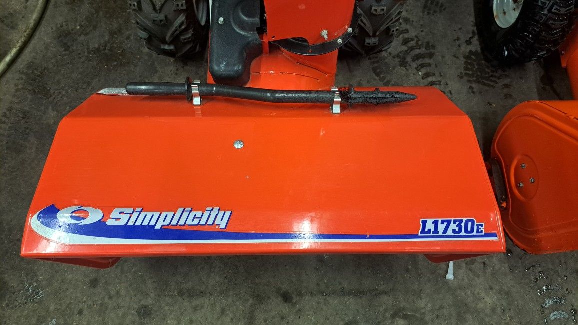 For Sale: Simplicity Snowblower L1730 $1,500 