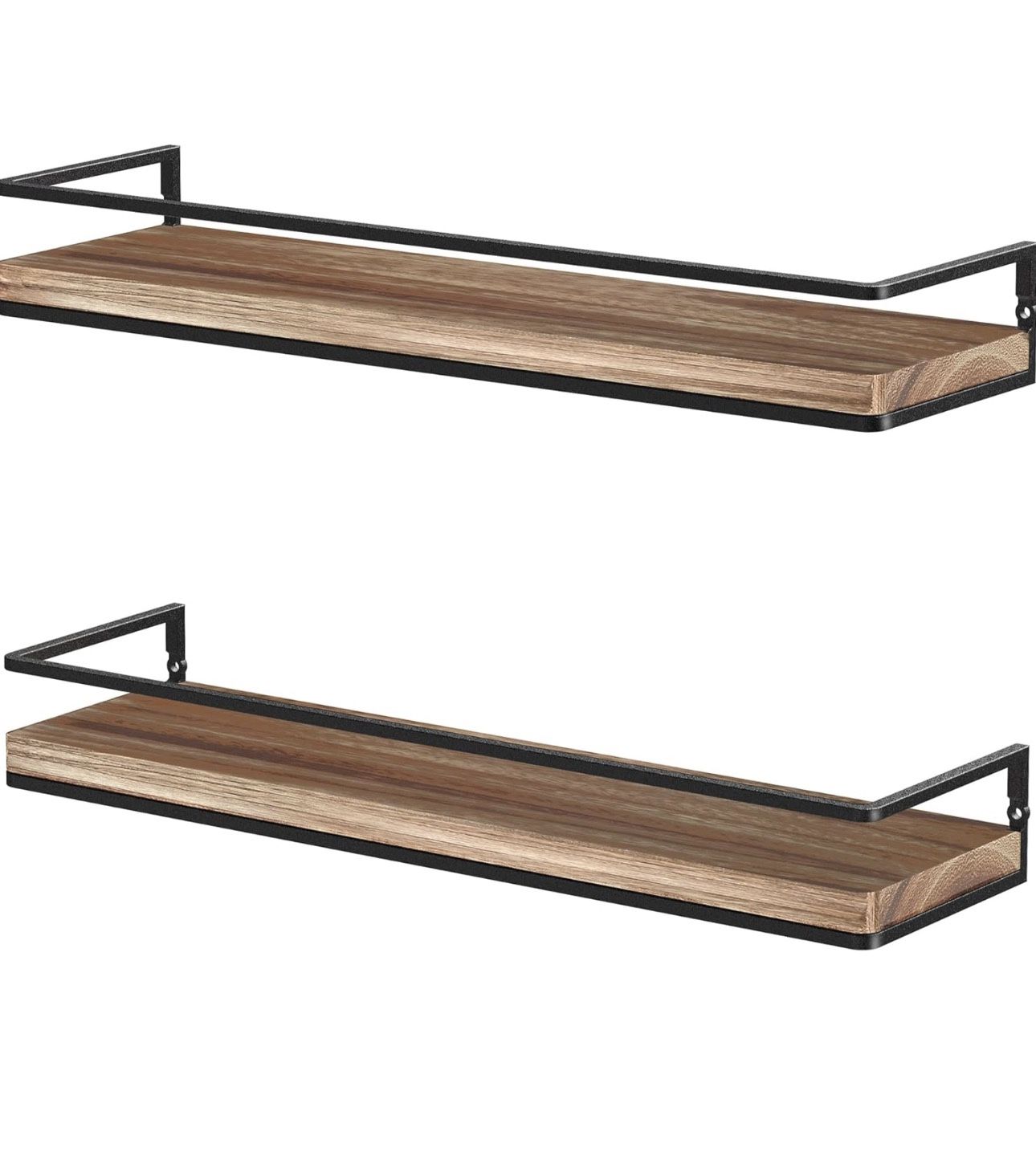 🌿 Set of 2 Wall Floating Shelves (17” Each)