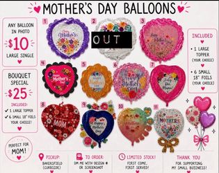 Mother’s Day balloon bouquets /Large balloon