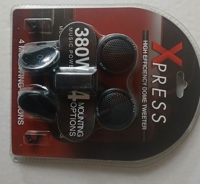 Xpress Audio Dome Tweeters Brand New In The Box 