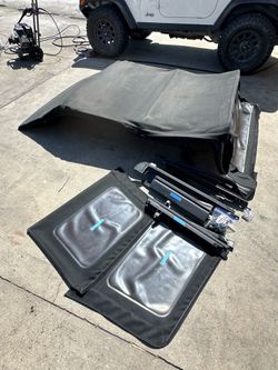 Jeep Wrangler JLU Soft Top OEM 4 Door 2018 through 2026 Black