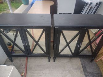 Glass wood stand $5 each