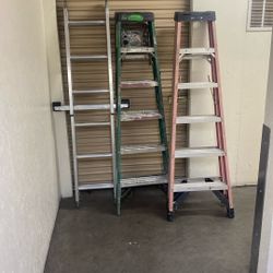 3 LADDERS FOR SALE 