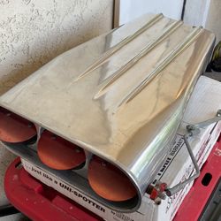 Performance Street Scoop / Bug Catcher - Polished Aluminum