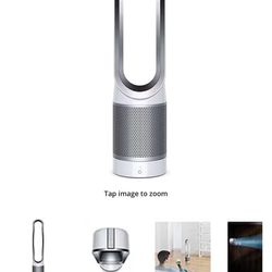 Pure Cool Link Tower Fan - White/Silver