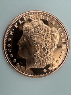 Morgan Dollar Design 1 Ounce Copper Round