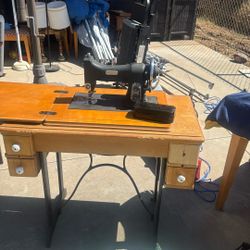White Sewing Machine 