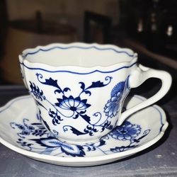 vintage Blue Danube Teacup & Saucer (2 available) 