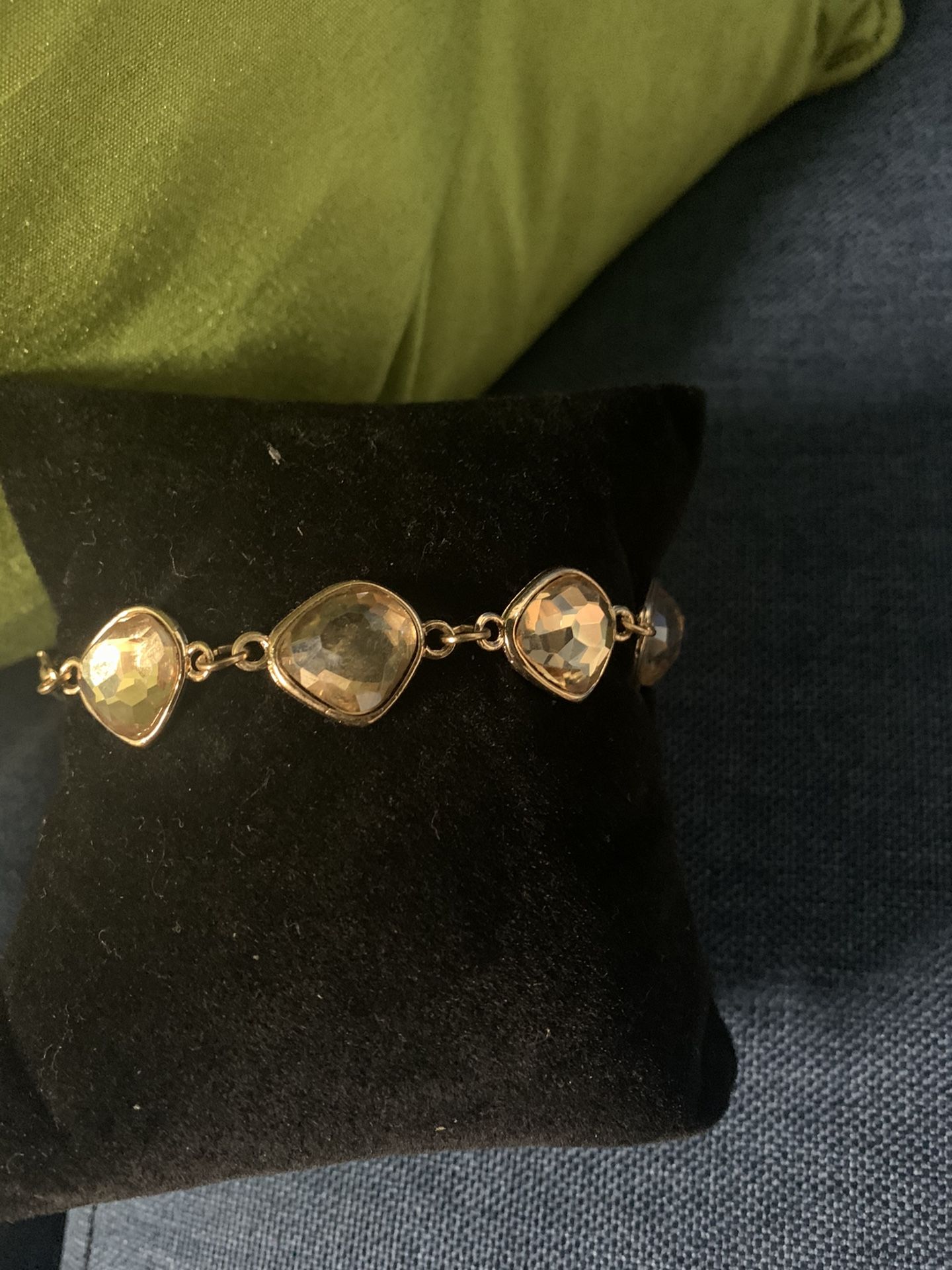 Earrings and bracelet