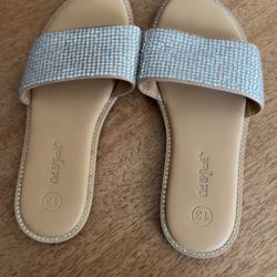 Girls Rhinestone Sandals 