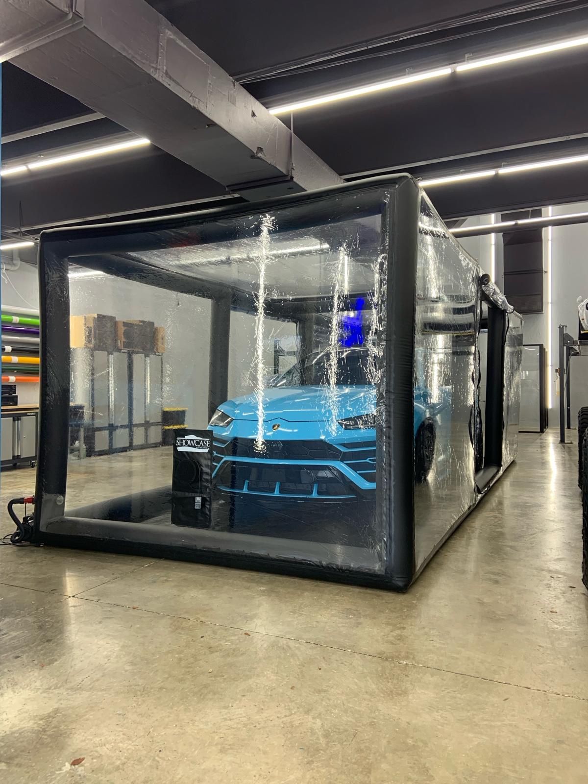 Showcase Carcapsule Car Bubble , Car Showroom , Ferrari Lamborghini Porsche McLaren Mercedes-Benz Bronco Jeep