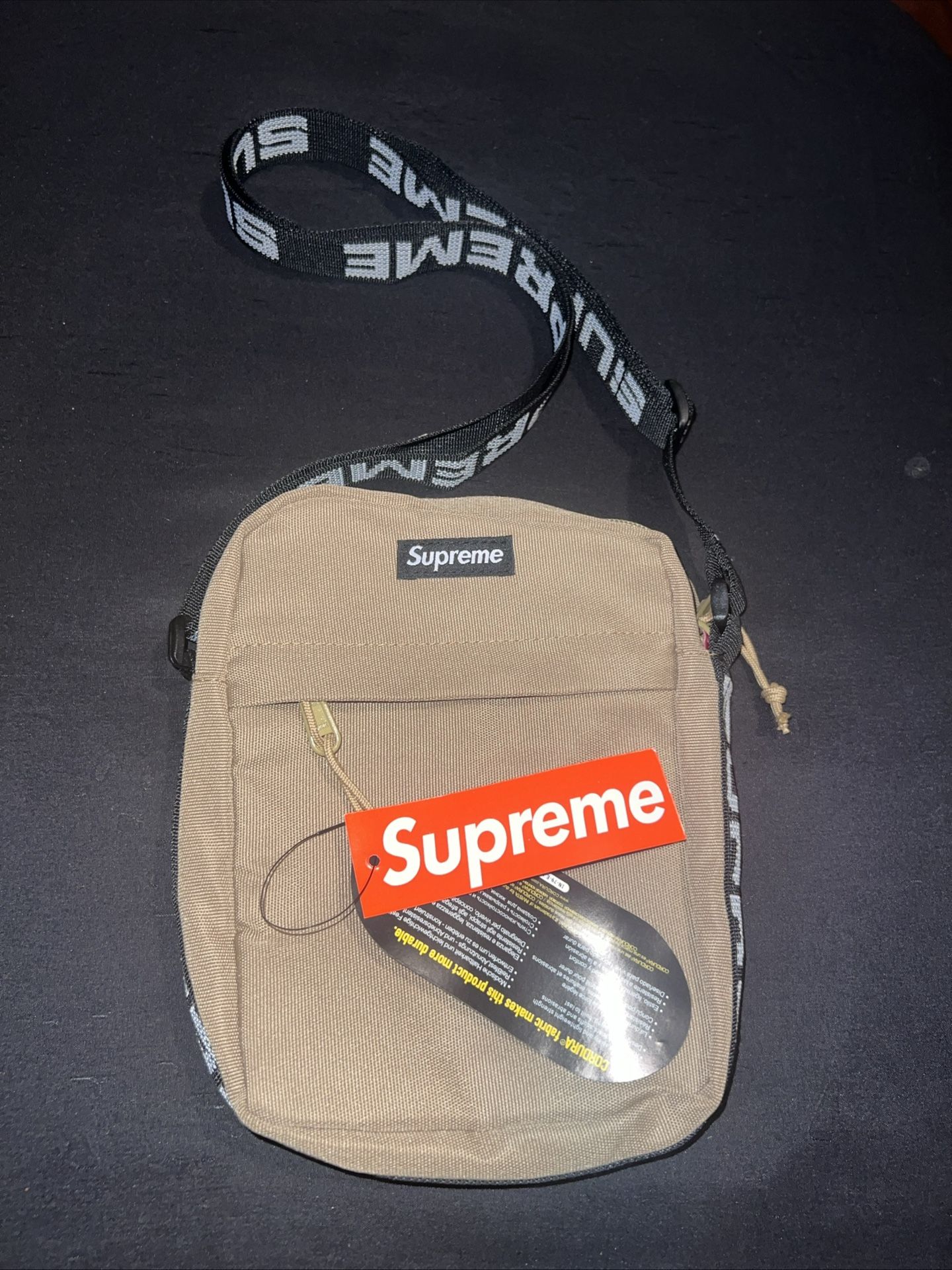 Supreme Tan Shoulder Bag