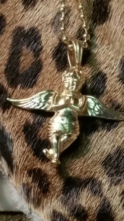 Gold plated Angel Necklace.