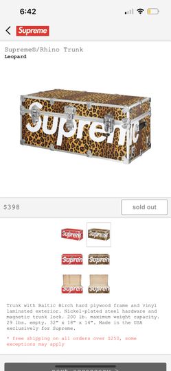 Supreme / Rhino Trunk Supreme / Rhino Trunk