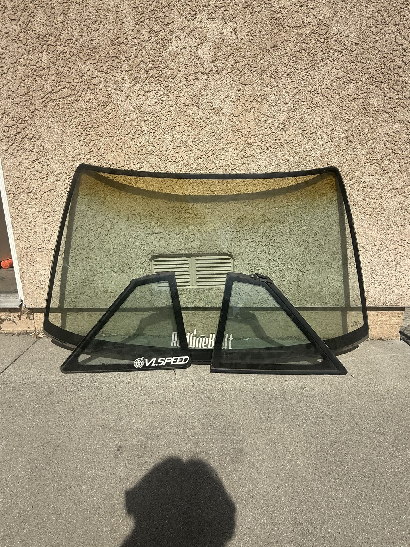Nissan 240sx Coupe Front Windshield And Side Tab Windows