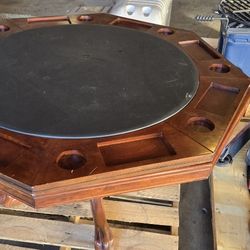 Poker Table With Bumper Pool