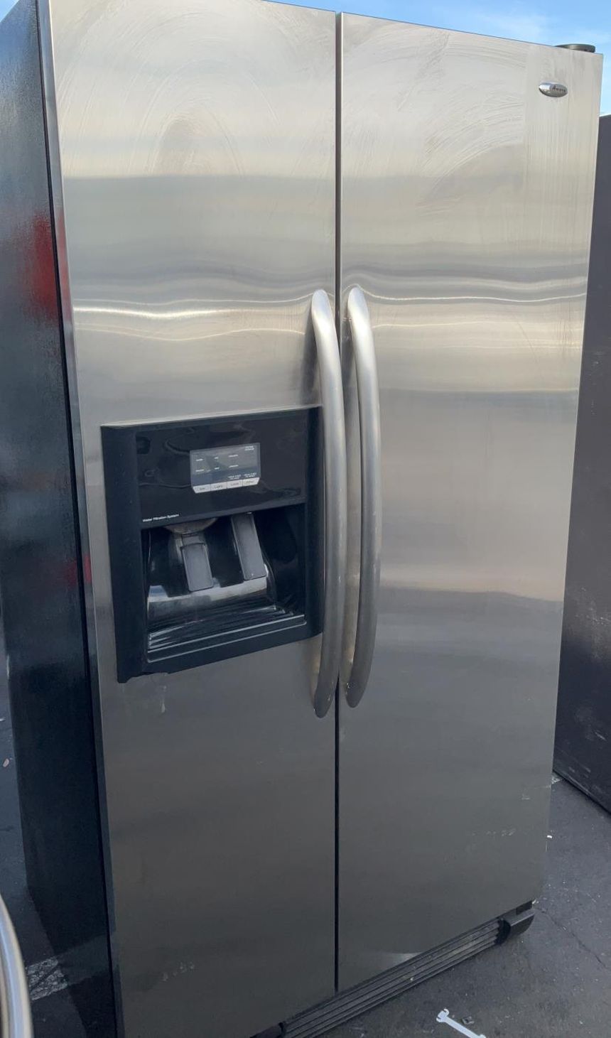 Amana Side-by-Side Stainless Steel Refrigerator