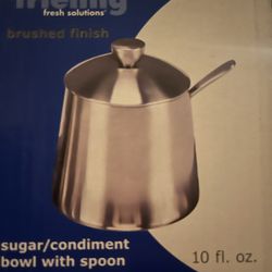 Sugar/ Condiment  Bowl With Spoon  10  fl .oz