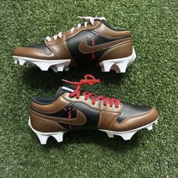 Jordan 1 Low Travis scott OG football cleats -custom-