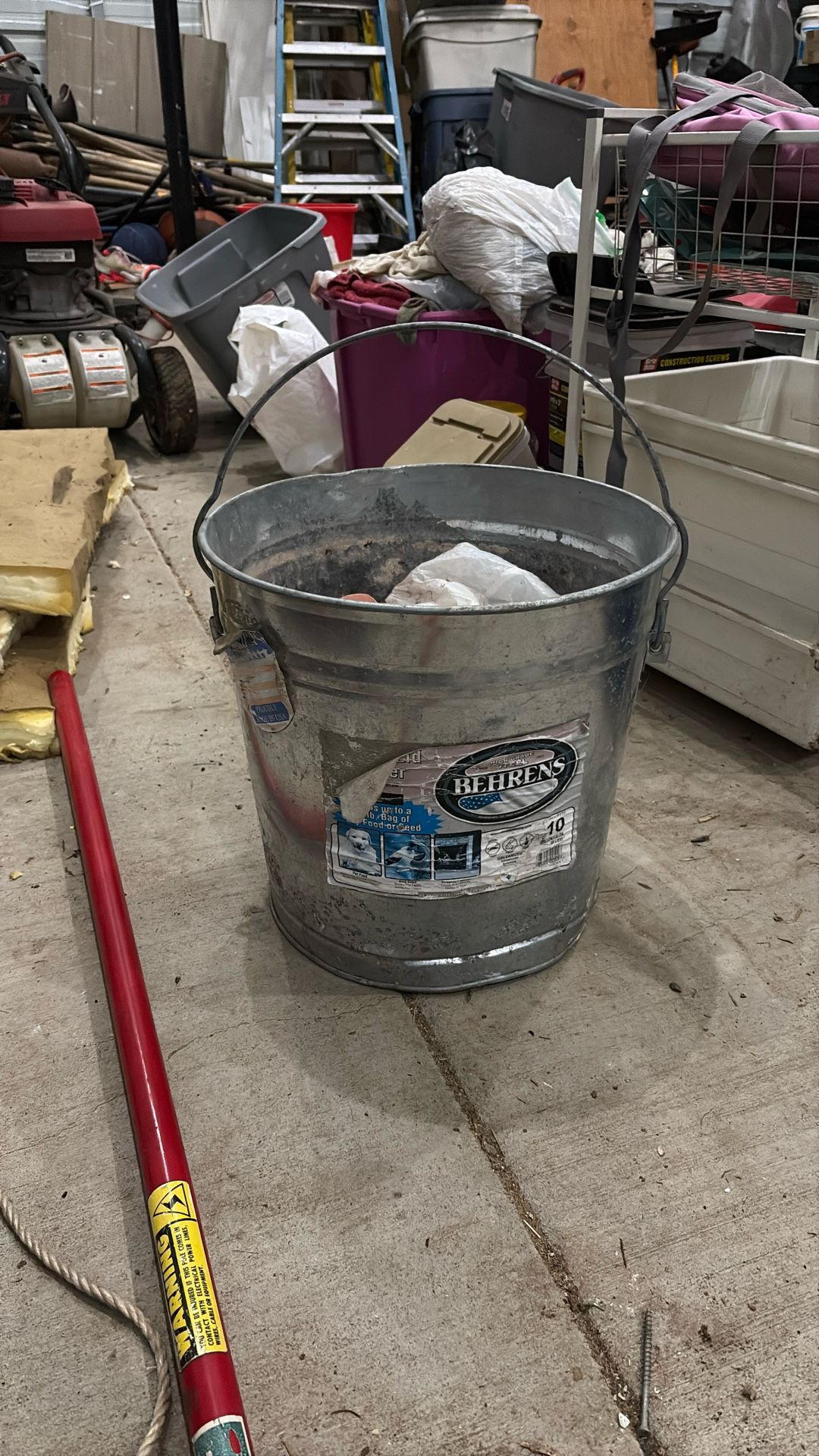 10 Gallon Galvanized Can