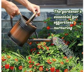 😀 1 gallon Fit for Galvanized Steel Watering Can for Indoor & Outdoor Gardening - & Stylish Plant Watering Pot with Removable Spout 13inch H