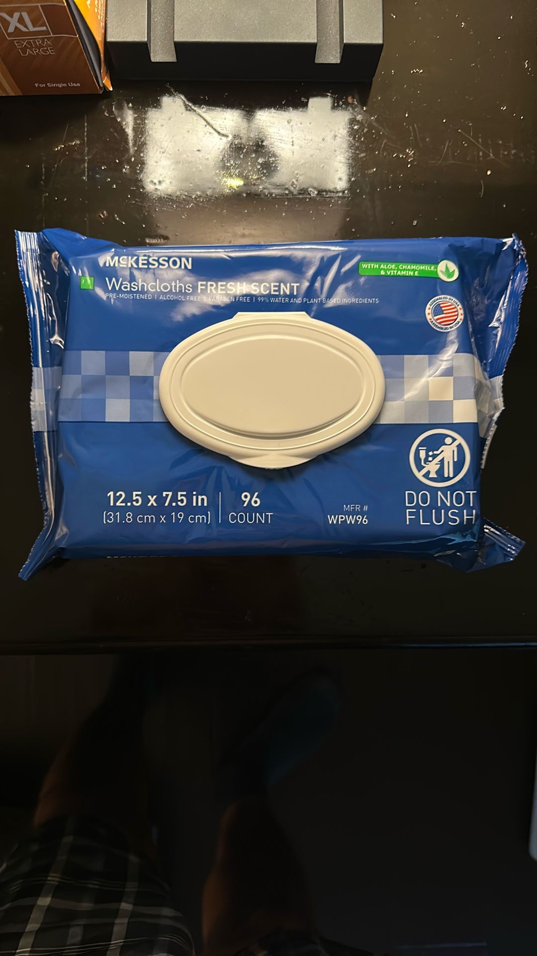 New McKesson Washcloth Fresh Scent