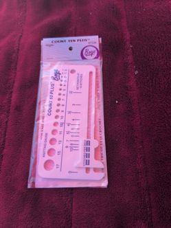 Boye knitting gauge 10 plus