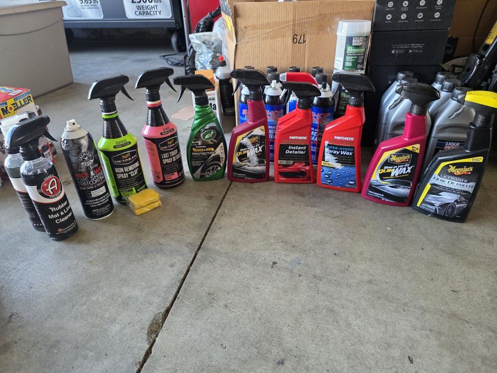 $5 Each Detailing Exterior Interior Wax Spray Meguiars  Mothers