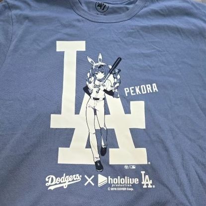 [新品•未使用] Dodgers x hololive Tシャツ XL Hololive x Dodgers T-Shirt | Mercari