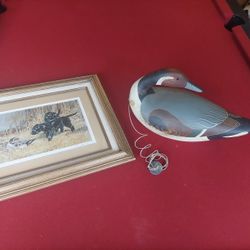 Ducks Unlimited Collection Wooden Duck And Photo