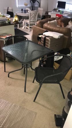 Table with chairs