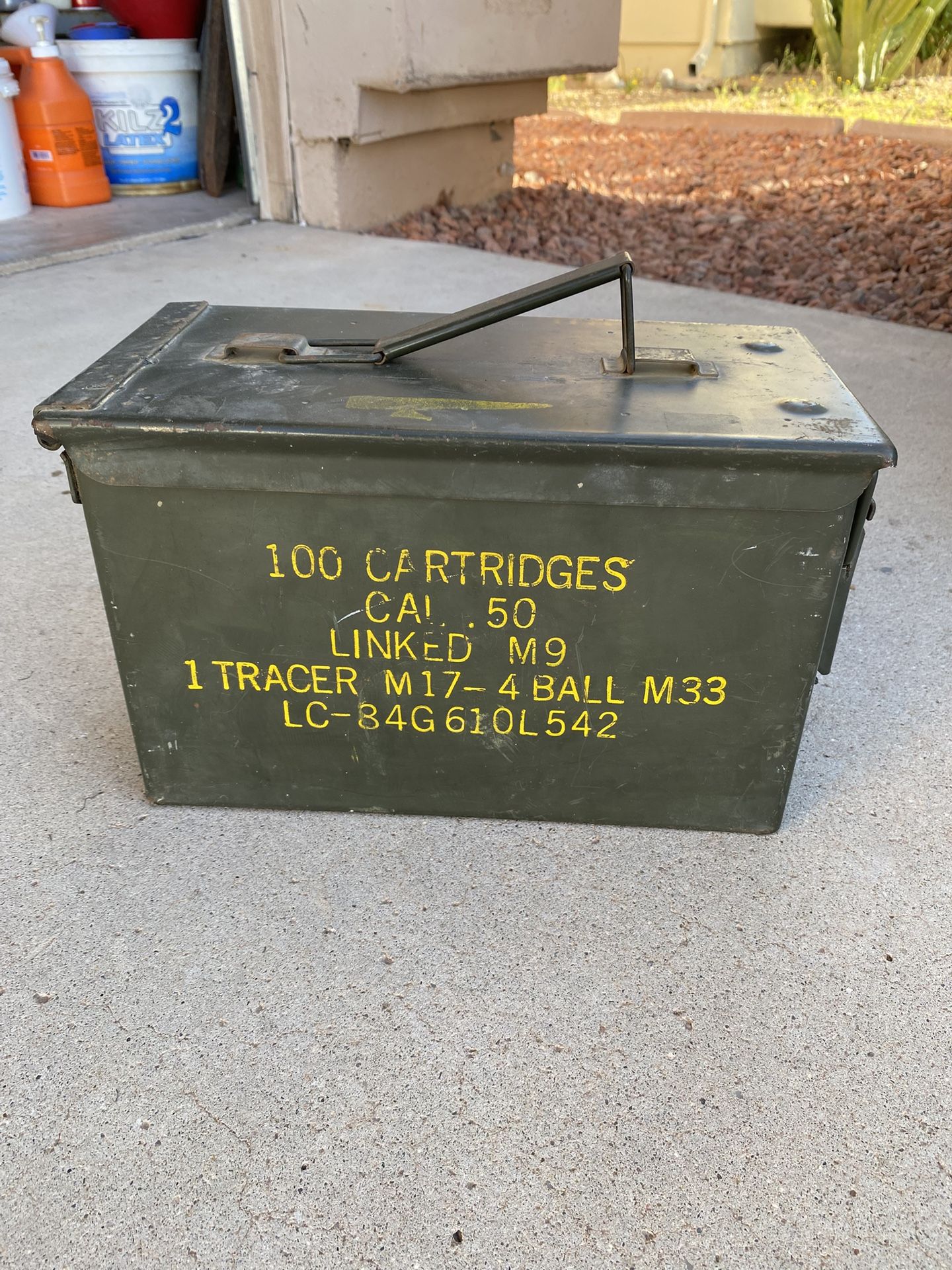 US MILITARY STEEL BOX