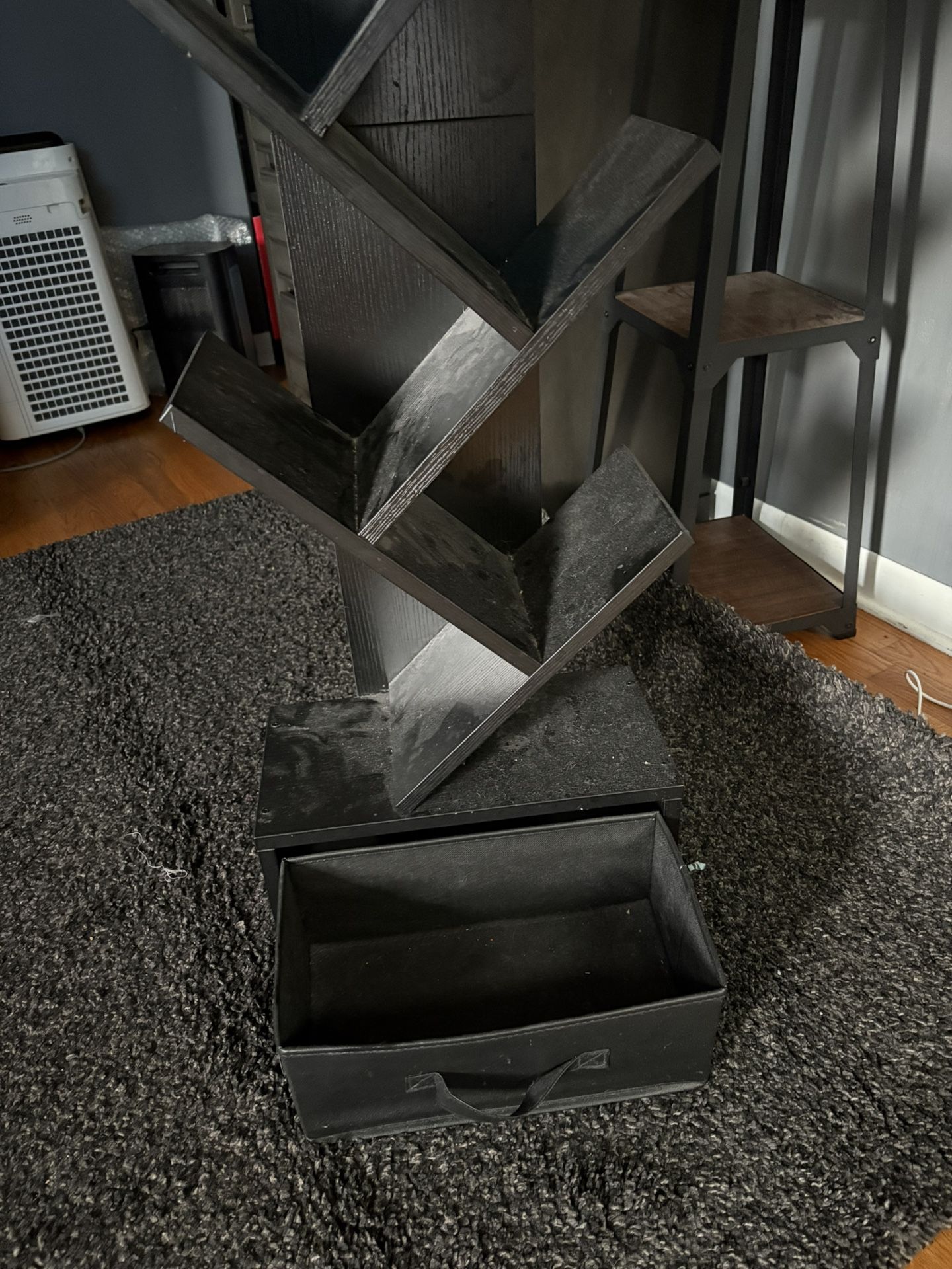 Bookshelf, With A Storage In The Bottom