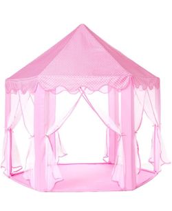 Pink Princess Castle Play Tent for Kids - Like New