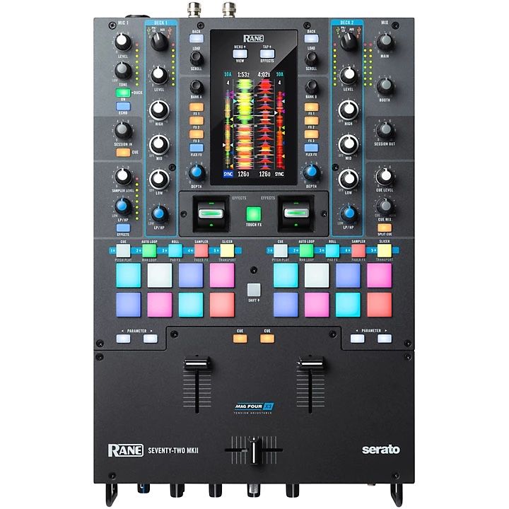 Rane SEVENTY-TWO 2 Channel Performance DJ Mixer With Pro X Flight Case