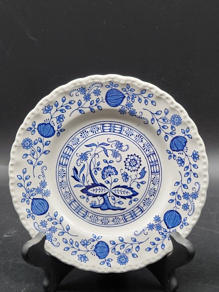 Wedgwood England Blue Heritage "Blue Onion" Appetizer Plate