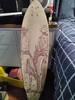BAMBOO SKATEBOARD ($60) OBO