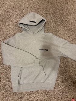 Essentials Grey Pullover Hoodie