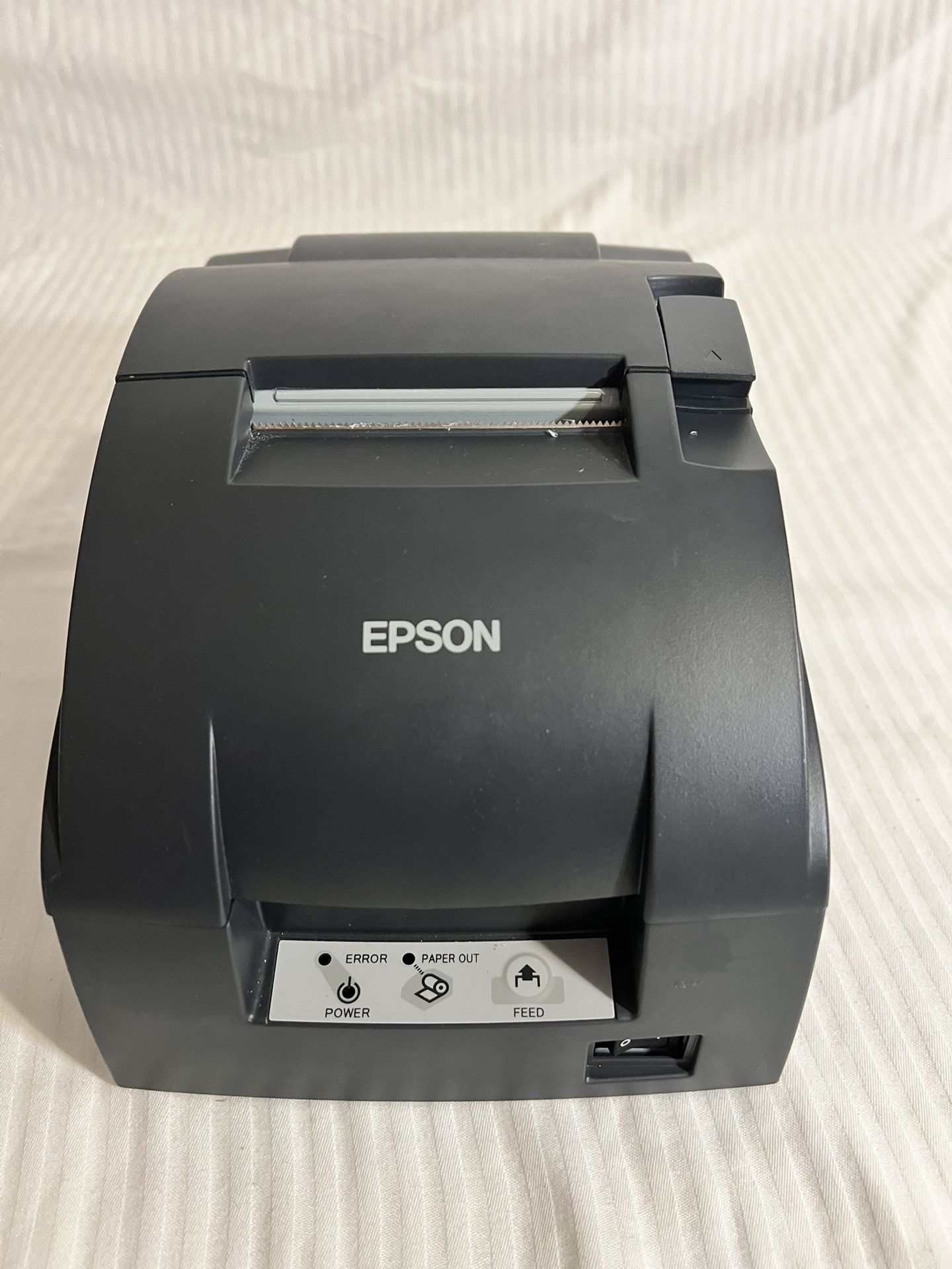 Epson TM-U220B Receipt Printer - Complete Set with Power Source
