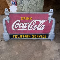 Coca cola Vintage Sign