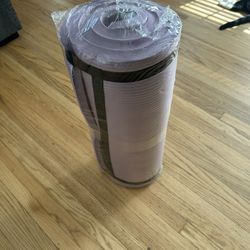 1” Thick Purple Yoga Matt With Strap