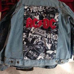 Ac/Dc Large Denim Jacket 