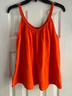 Women’s Orange Tank Top Size M