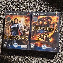 Playstation2 Lord Of The Rings The Return Of The King's / The Thrid Age Cib 