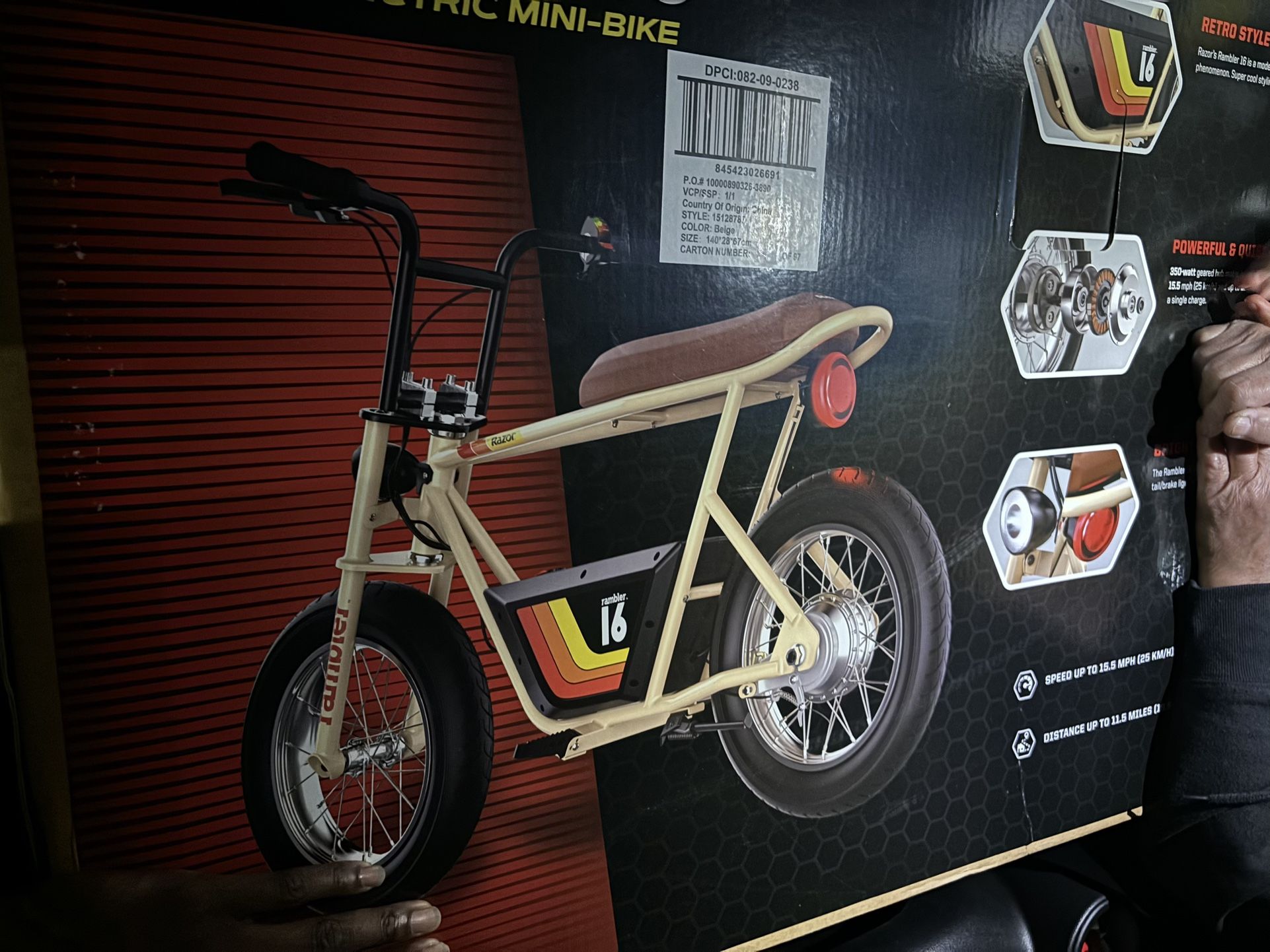 Razor Rambler Step Over Electric Scooter